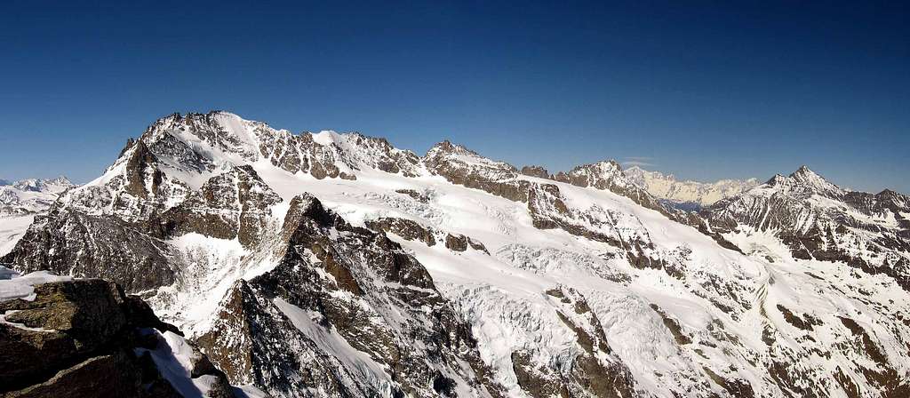 The east side of Gran Paradiso group.