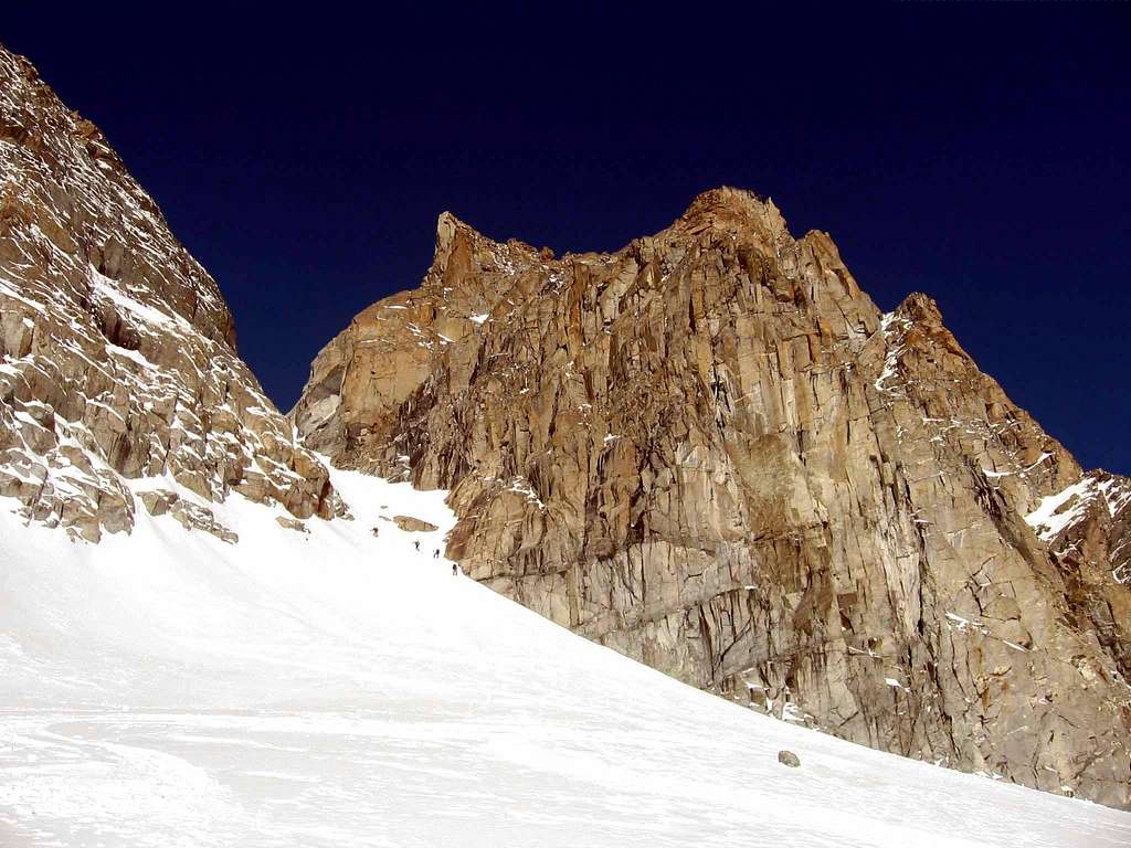 This is the couloir that permits to reach the summit from the south.