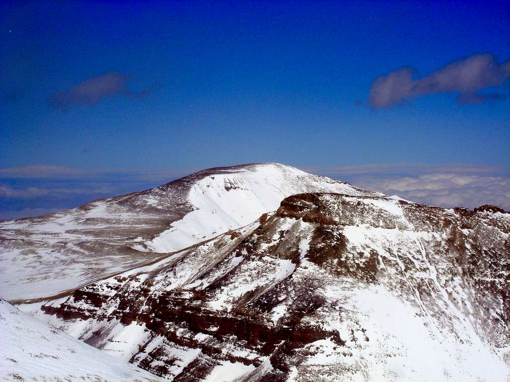 Gunsight and Gilbert as seen from Kings Peak