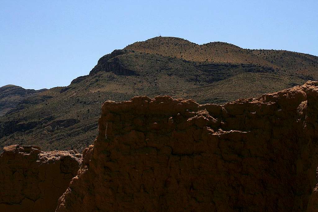 Lookout Peak from Fort Selden