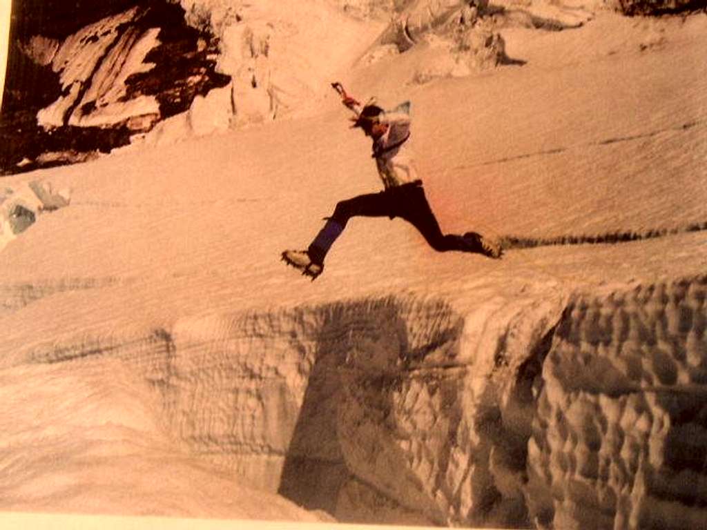 Coleman-Deming crevasse jump