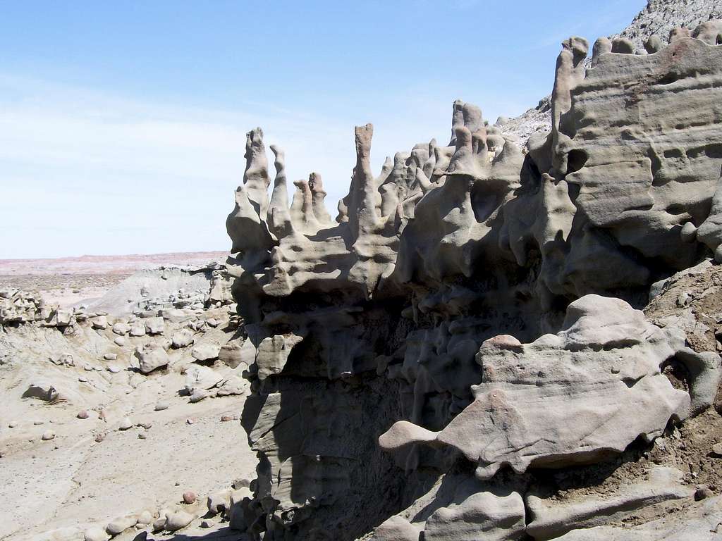 More rock formations