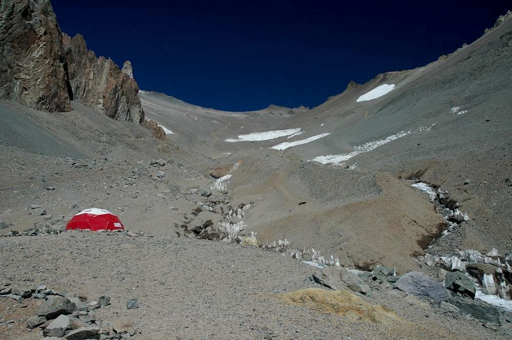 View of trail to Camp 2