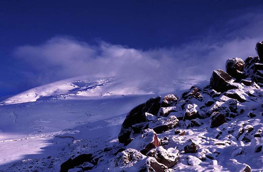 Elbrus from campsite