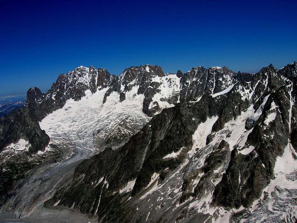 Aig. Verte(4121m) with Glacier de Talefre