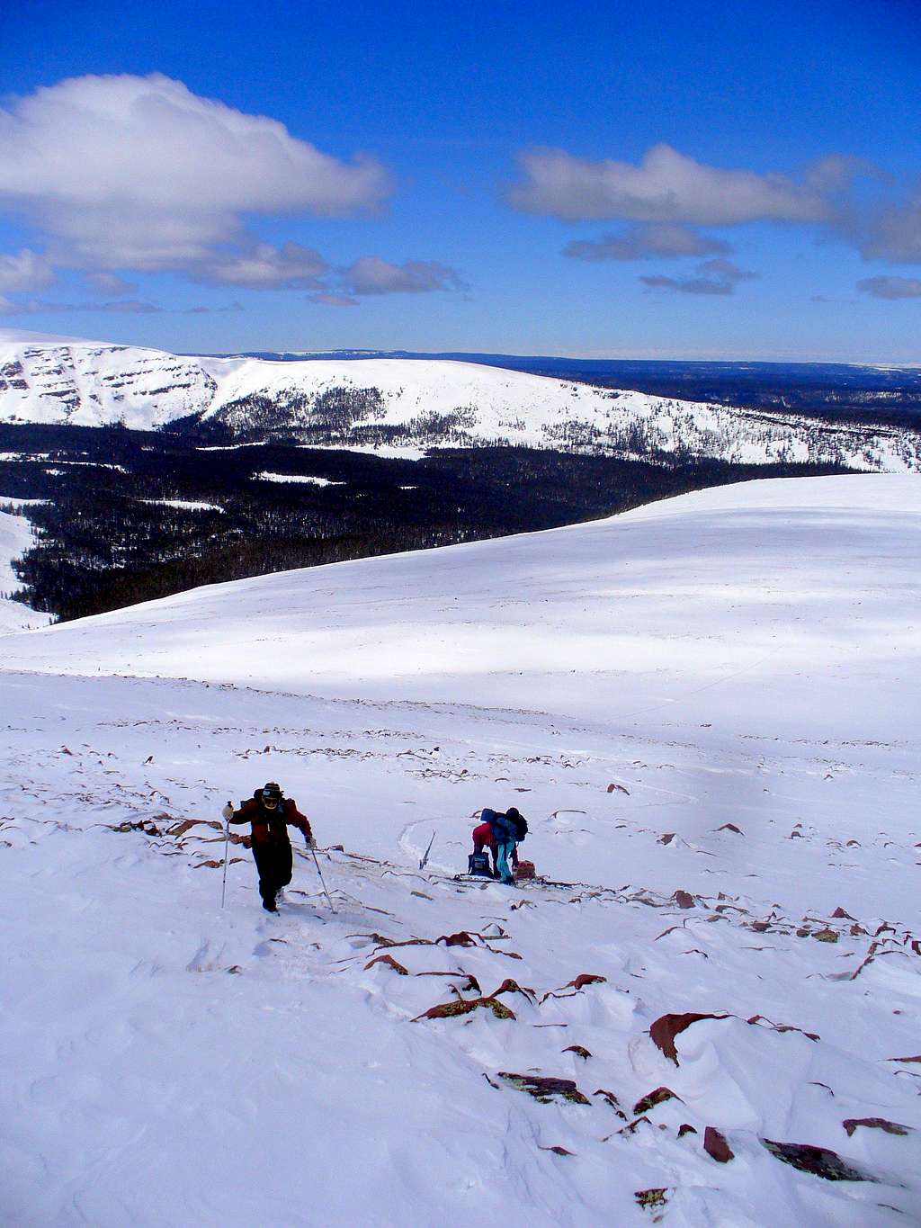 NW Ridge of Coffin at 12,000 ft