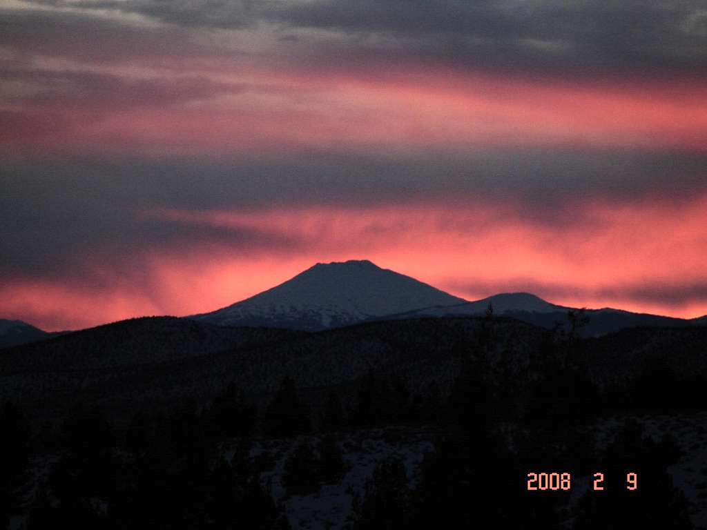 Mt Bachelor Sunset