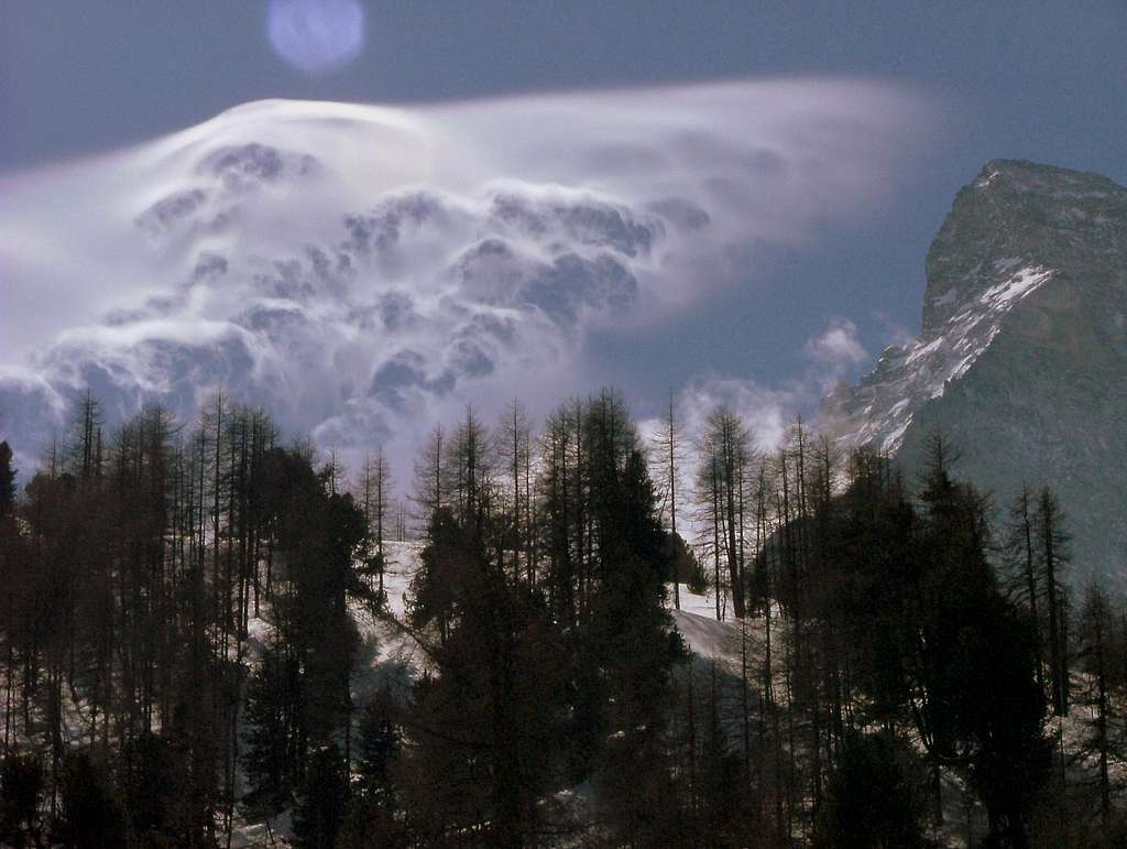 Matterhorn clouds.