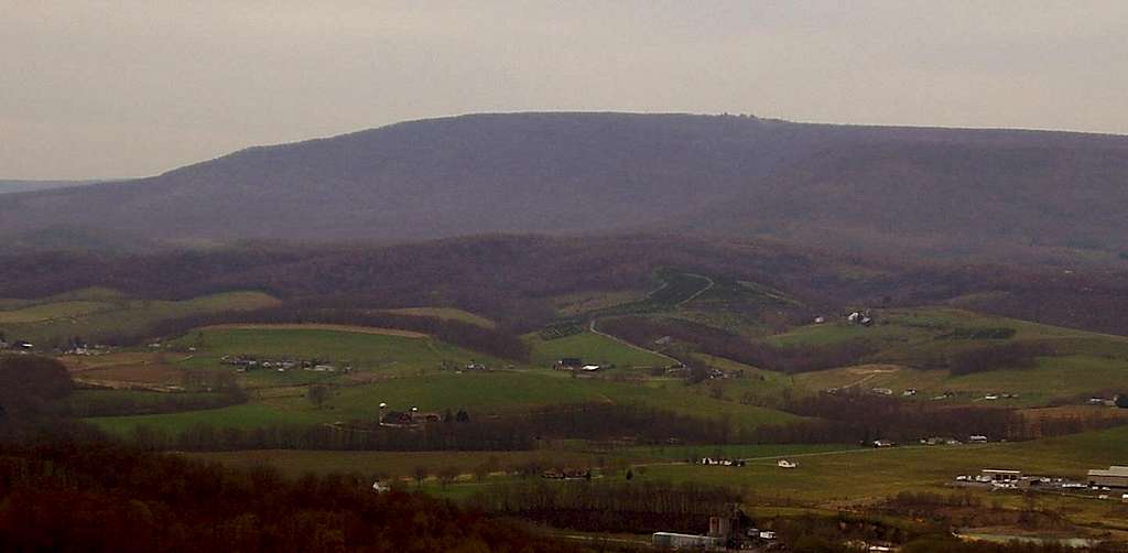 The Knob from Dunning Mountain