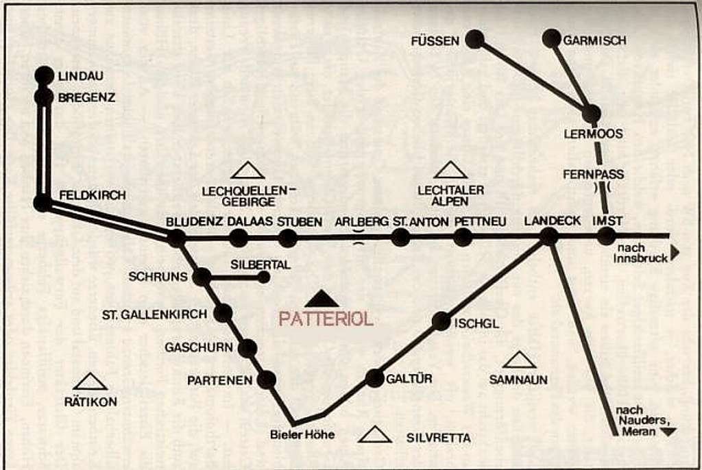 Patteriol - location map