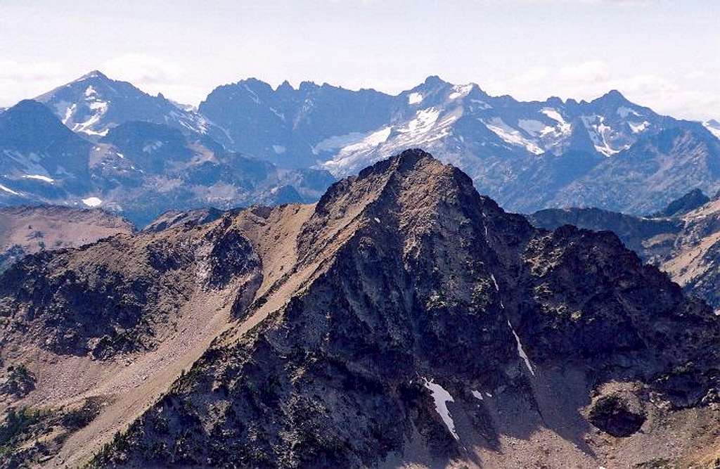 Saska Peak as seen from...