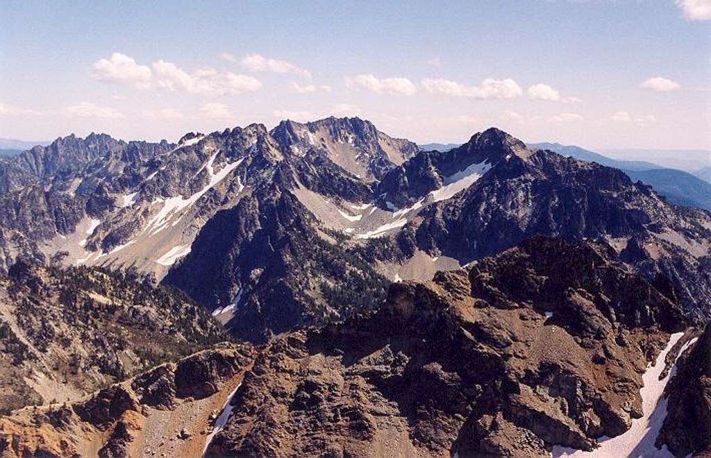 Left to Right: Cloudcomb Peak...