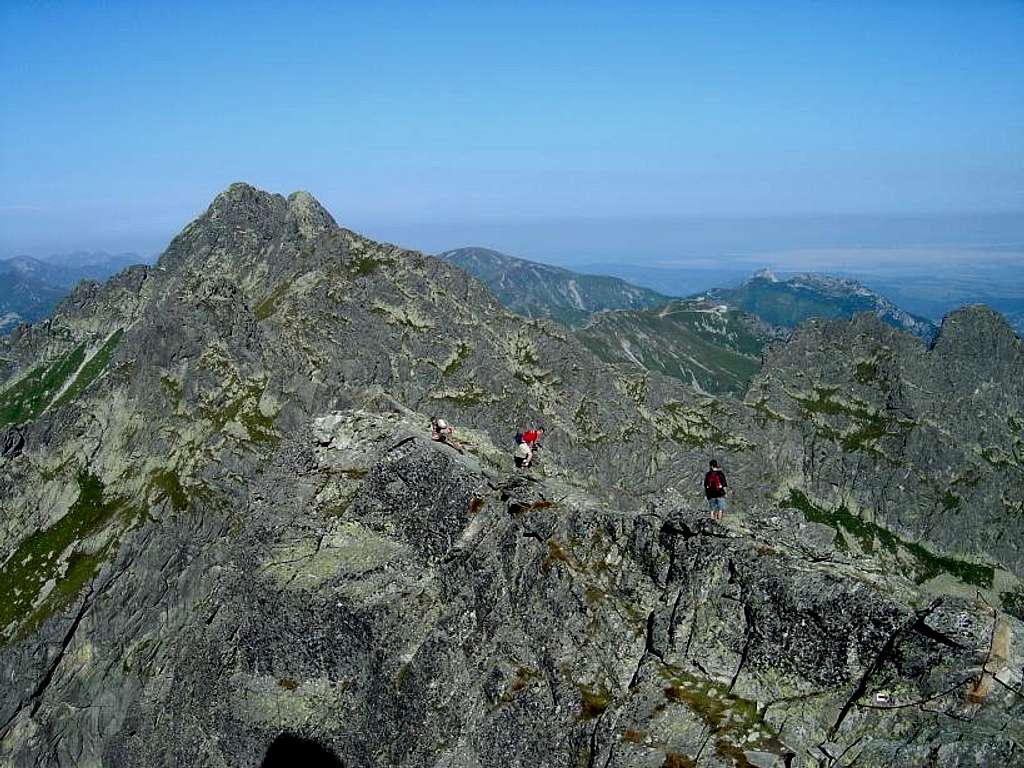 An exposed ridge on <b><a href=http://www.summitpost.org/route/317834/orla-per-263-.html>Orla Perć</a></b>