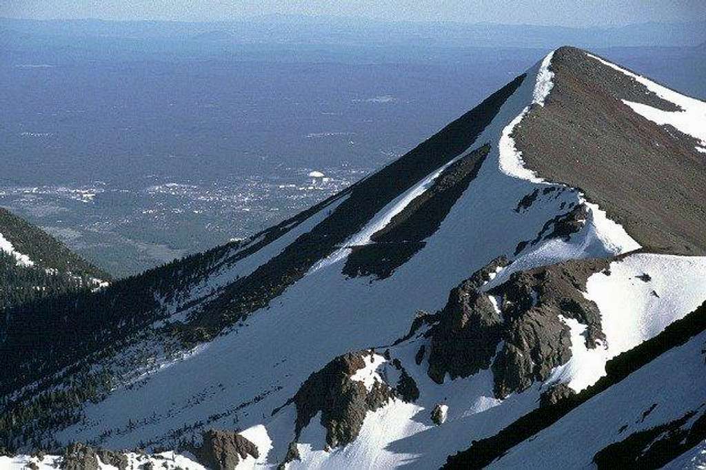Agassiz Peak with Flagstaff...