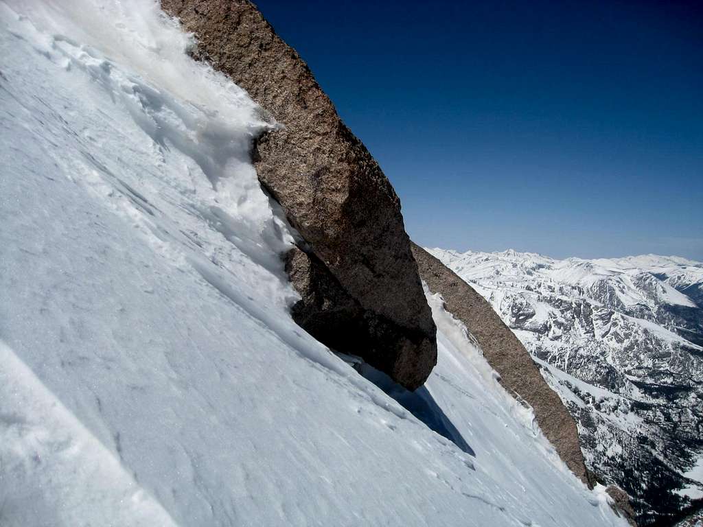 Just above the technical section on the north face of Longs peak