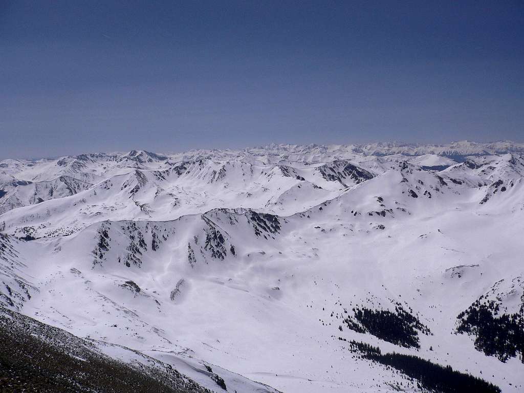 Mount Elbert Summit - Northwest view