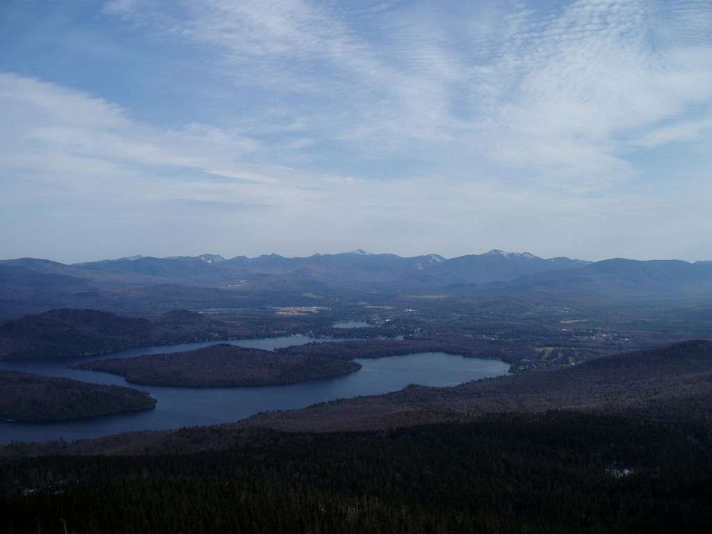 Lake Placid from Moose Mountain Ridge