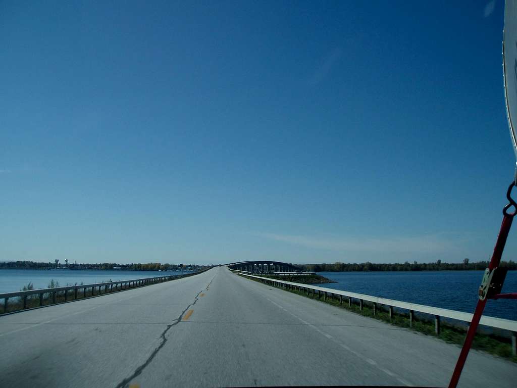 Bridge over Champlain back to NY