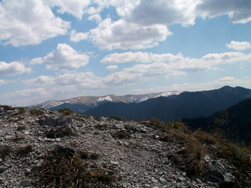 The main ridge of Velká Fatra