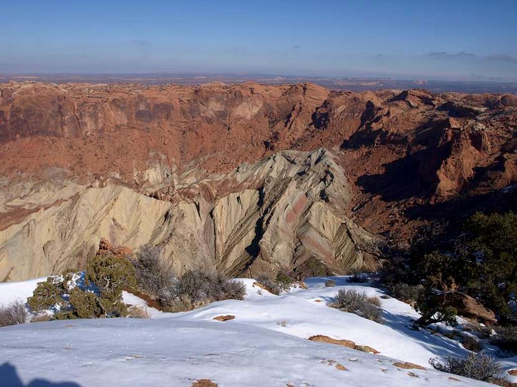 Upheaval Dome crater in February
