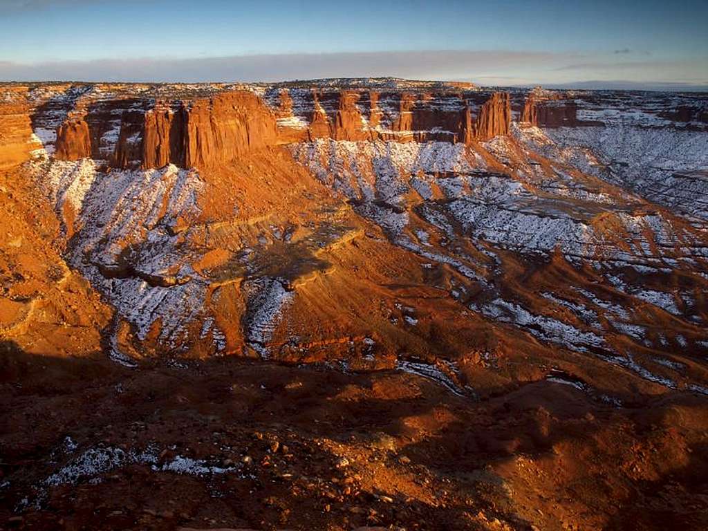 Sunset at the Green River Overlook