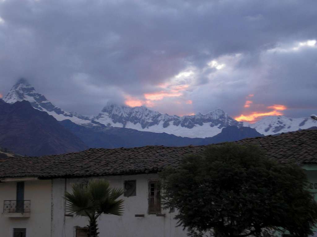 Chacraraju and Piramide from Yanama