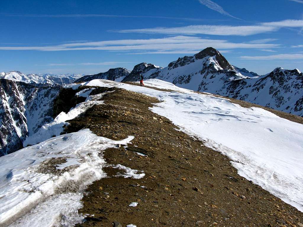 Summit of Rappehorn or Mittaghorn 3156m