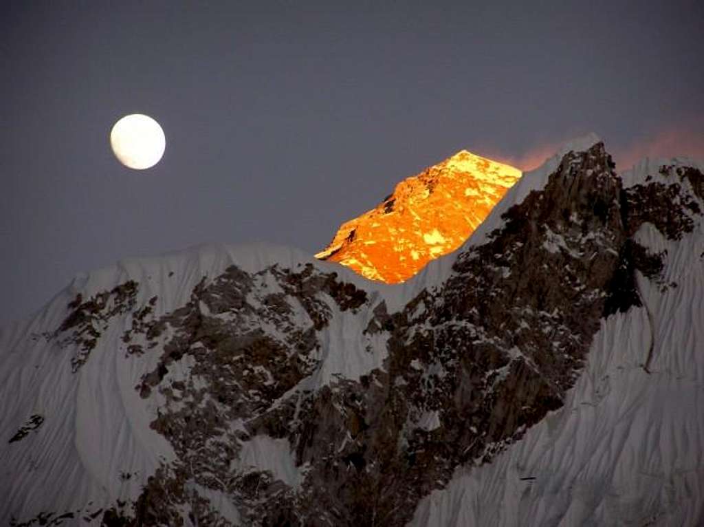 Everest by moonlight from...