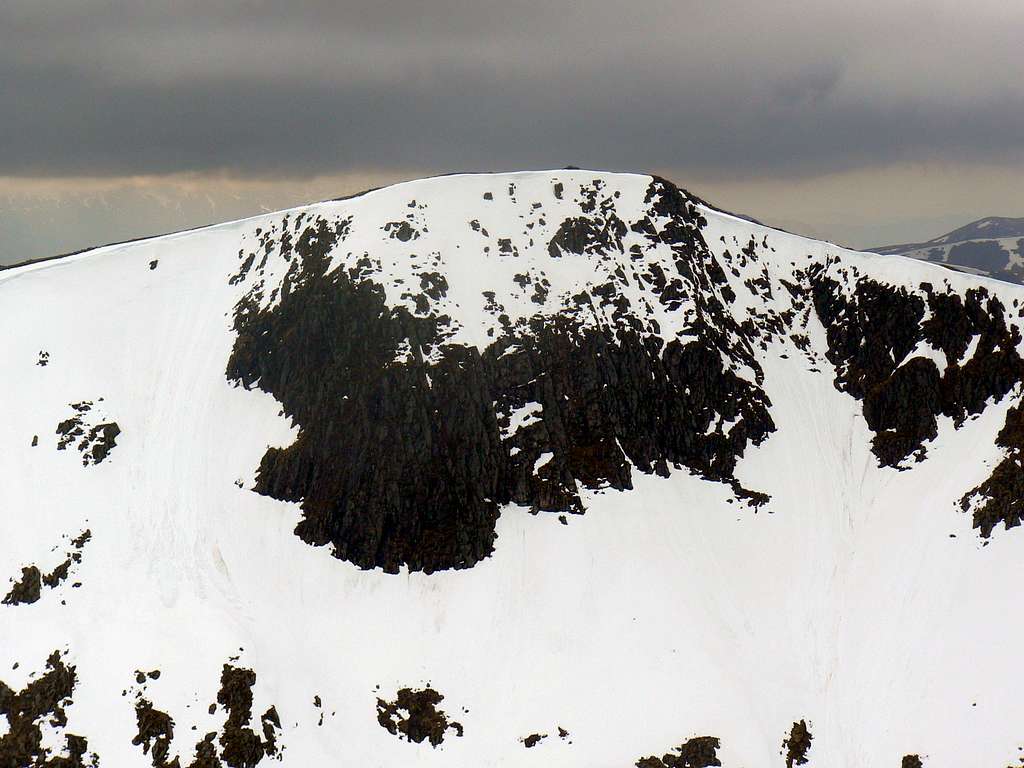 Clach Leathad's North East face