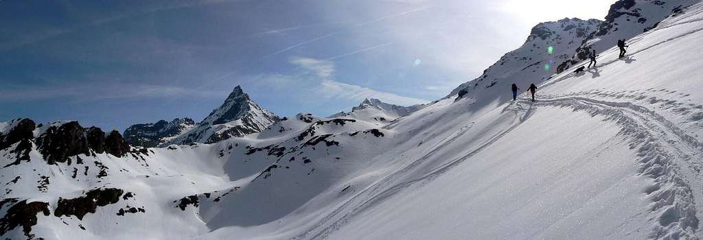 Rochemolles valley by ski