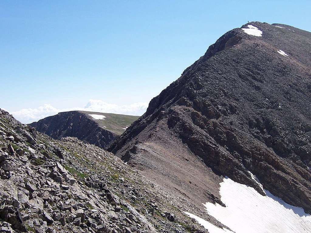 Last section of ridge