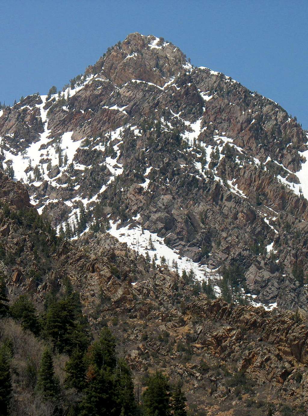 Un-named Peak on Wildcat Ridge