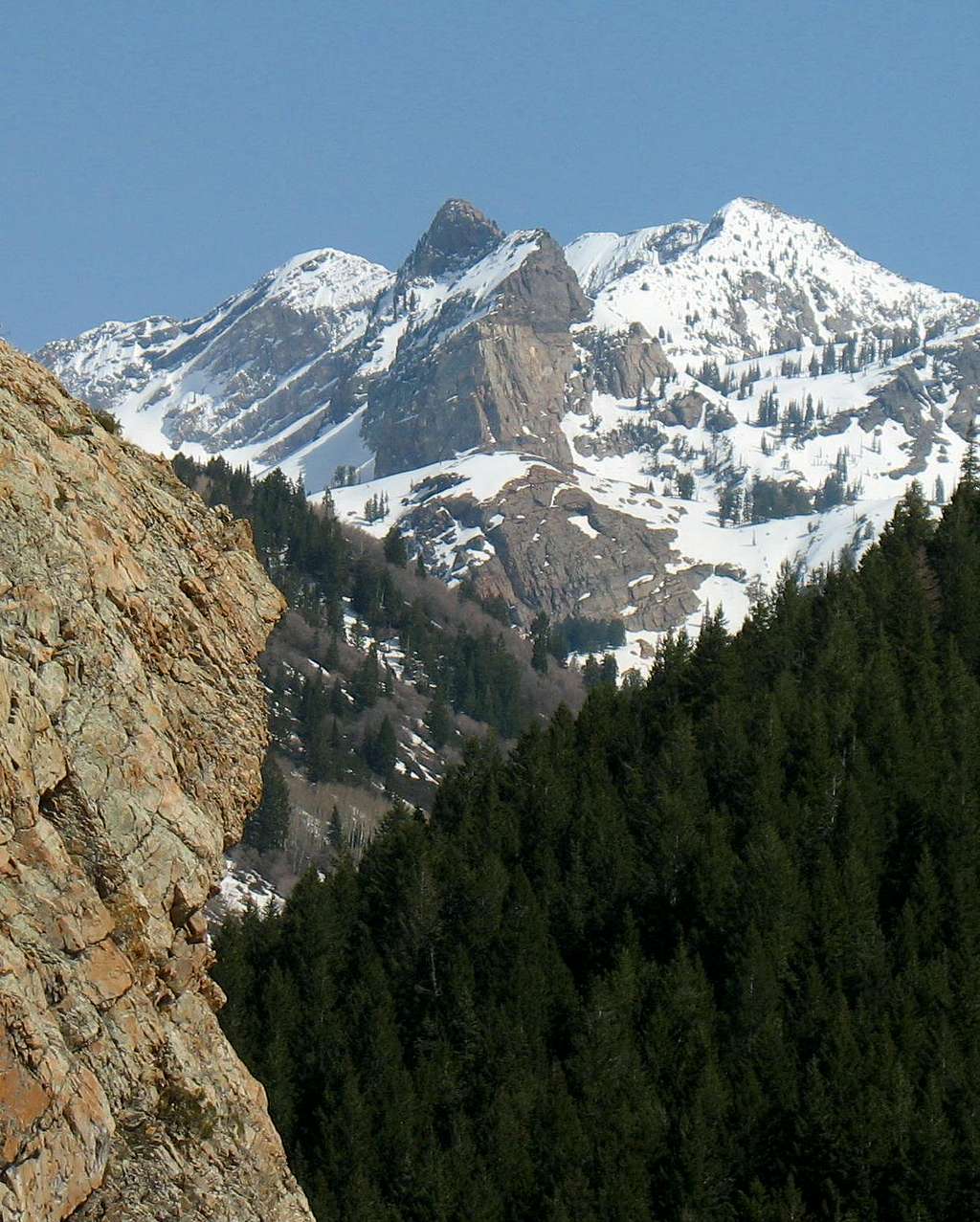 Sundial Peak from Mill B North Trail