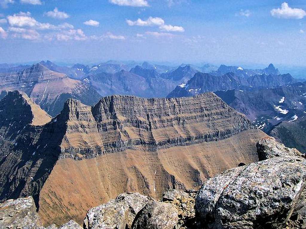 Summit view from Mount Stimson