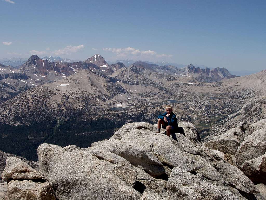 At the summit area of Mt. Starr