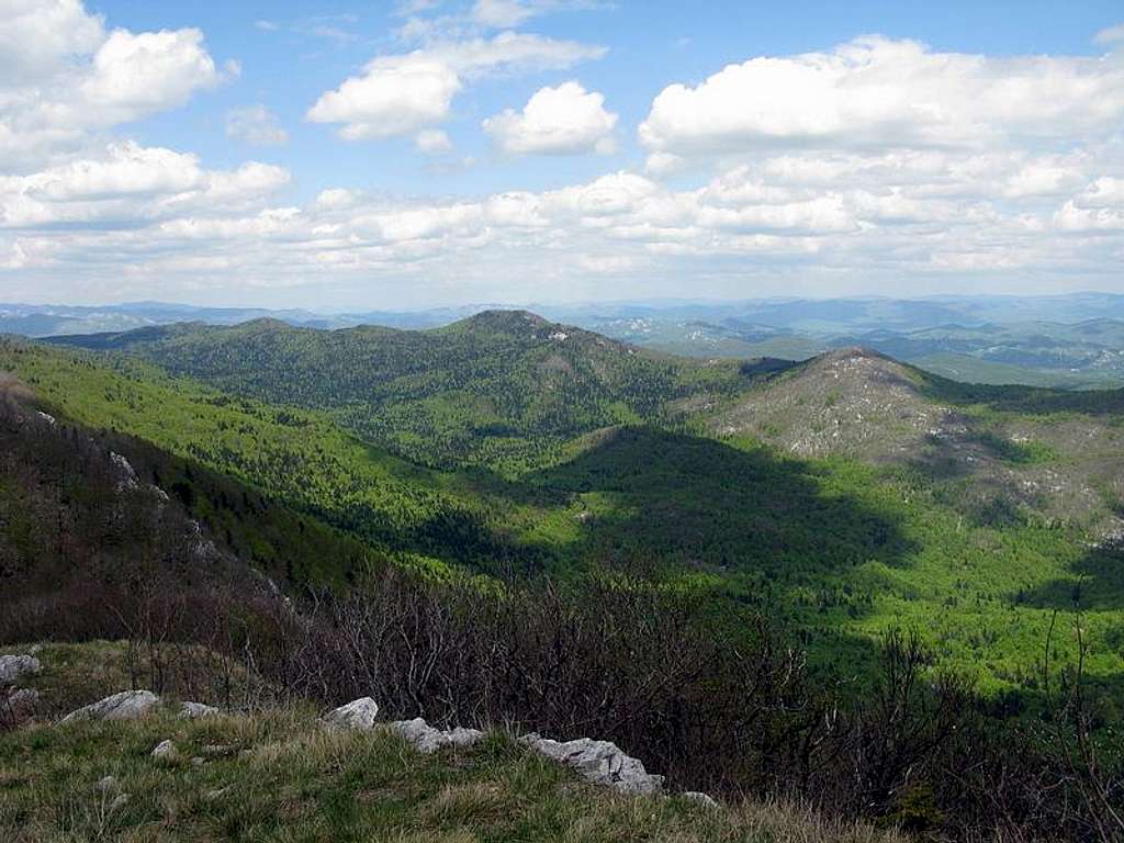 View from Metla peak