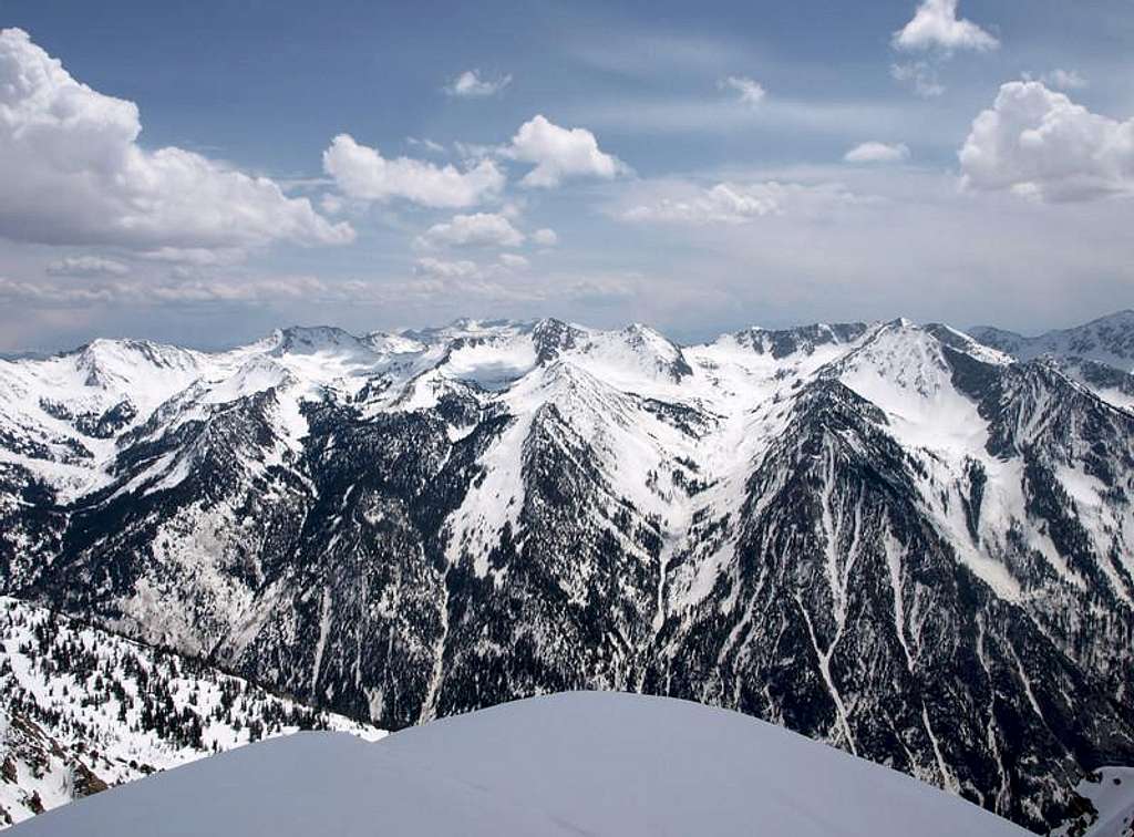 Alpine Ridge from the west Twin