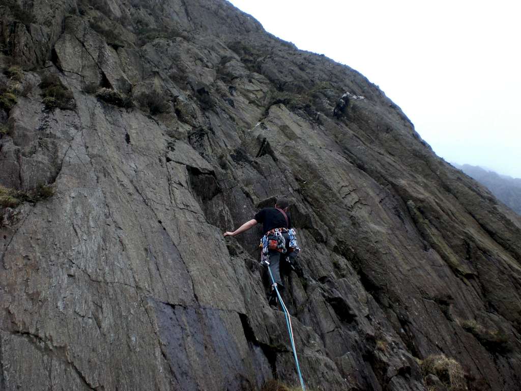 Pitch 1 of Avalanche (Lliwedd)