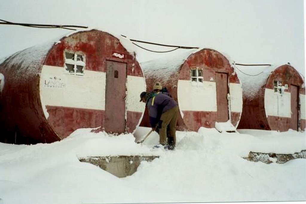 The Barrels Hut on Elbrus. It...