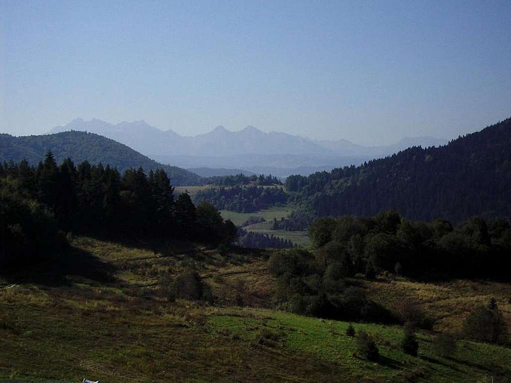 View towards Tatras from Palenica