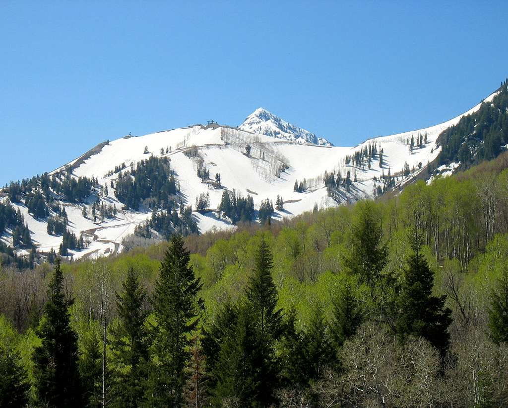 North Cascade Peak from Stewart Falls Trail