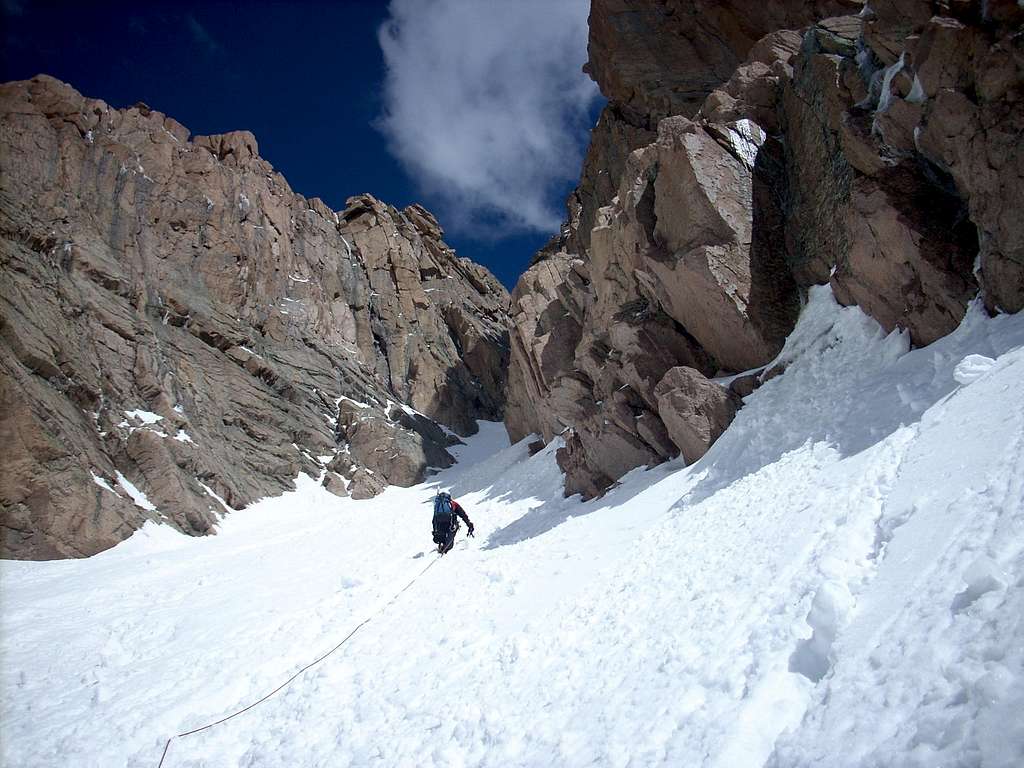 Me Heading Up 1st Snow Pitch