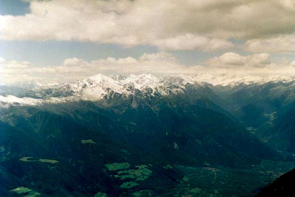 View from Kirchbachspitze