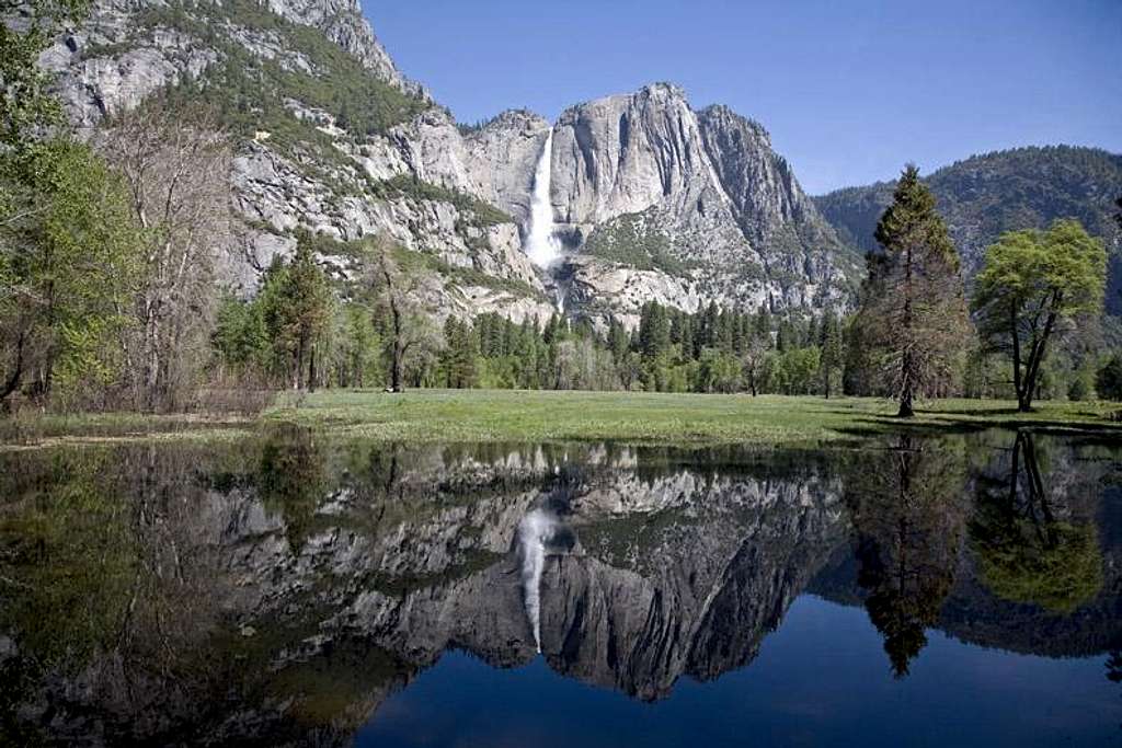 Yosemite Falls Reflection