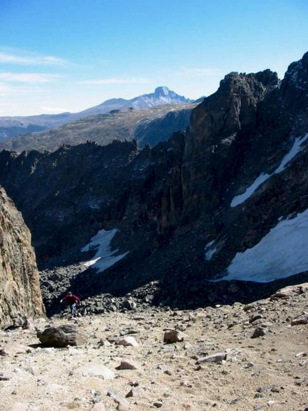 Looking toward the summit...