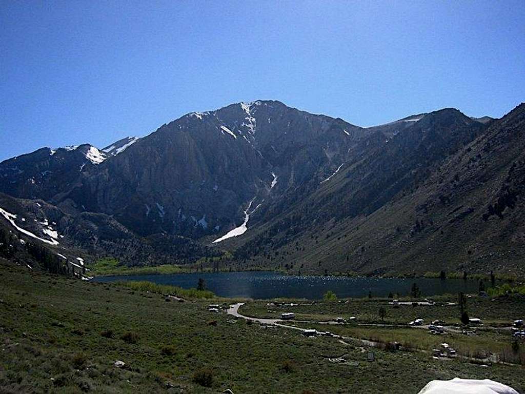 Laurel Mountain towers over Convict Lake