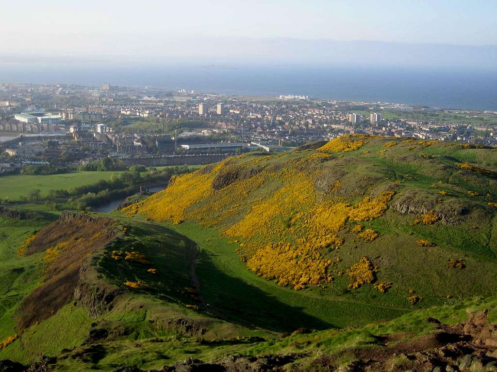 Vivid gauze on Arthurs Seat.