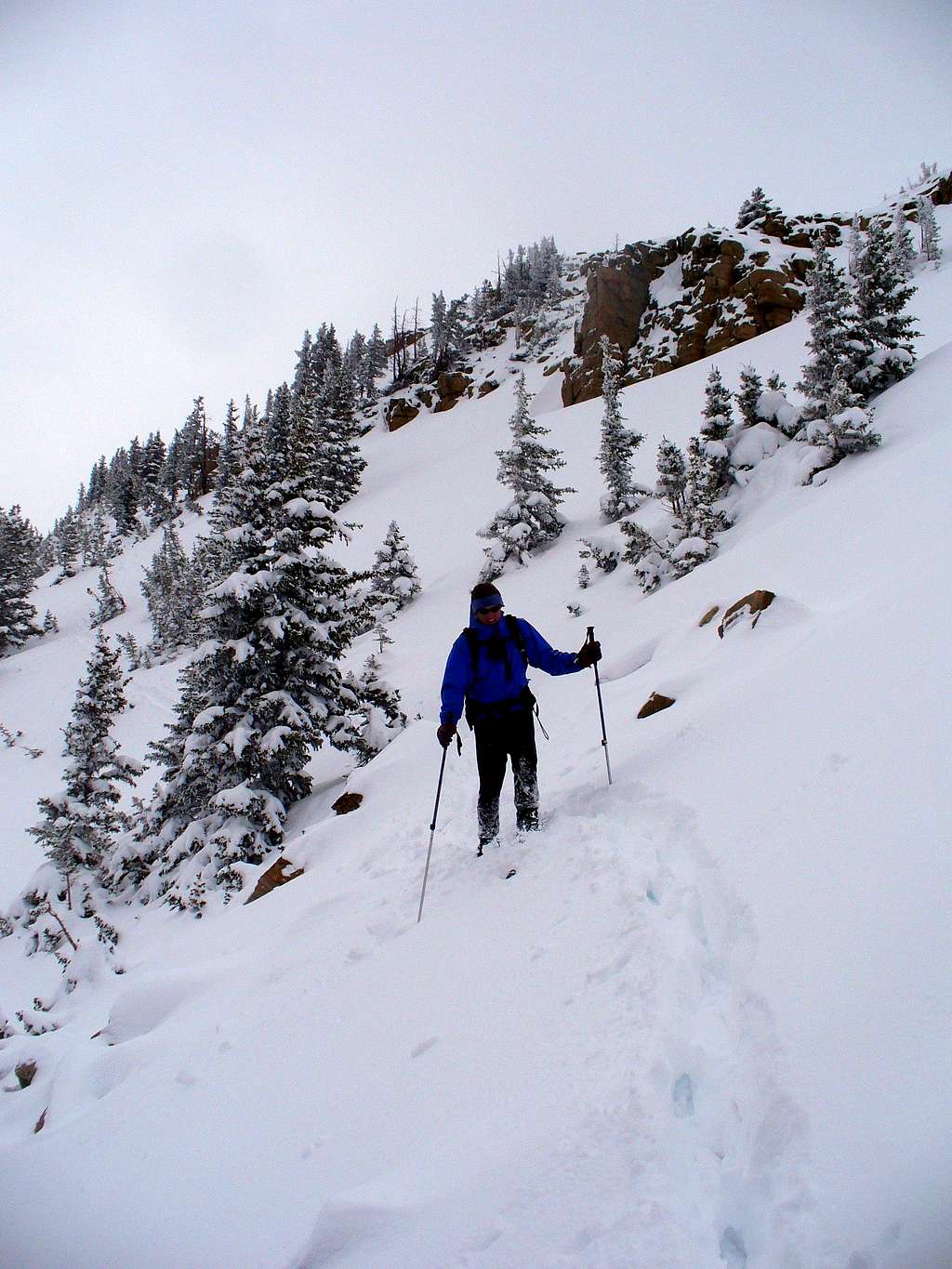 Descent East from East Notch