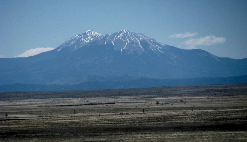 Spanish Peaks - from the Plains