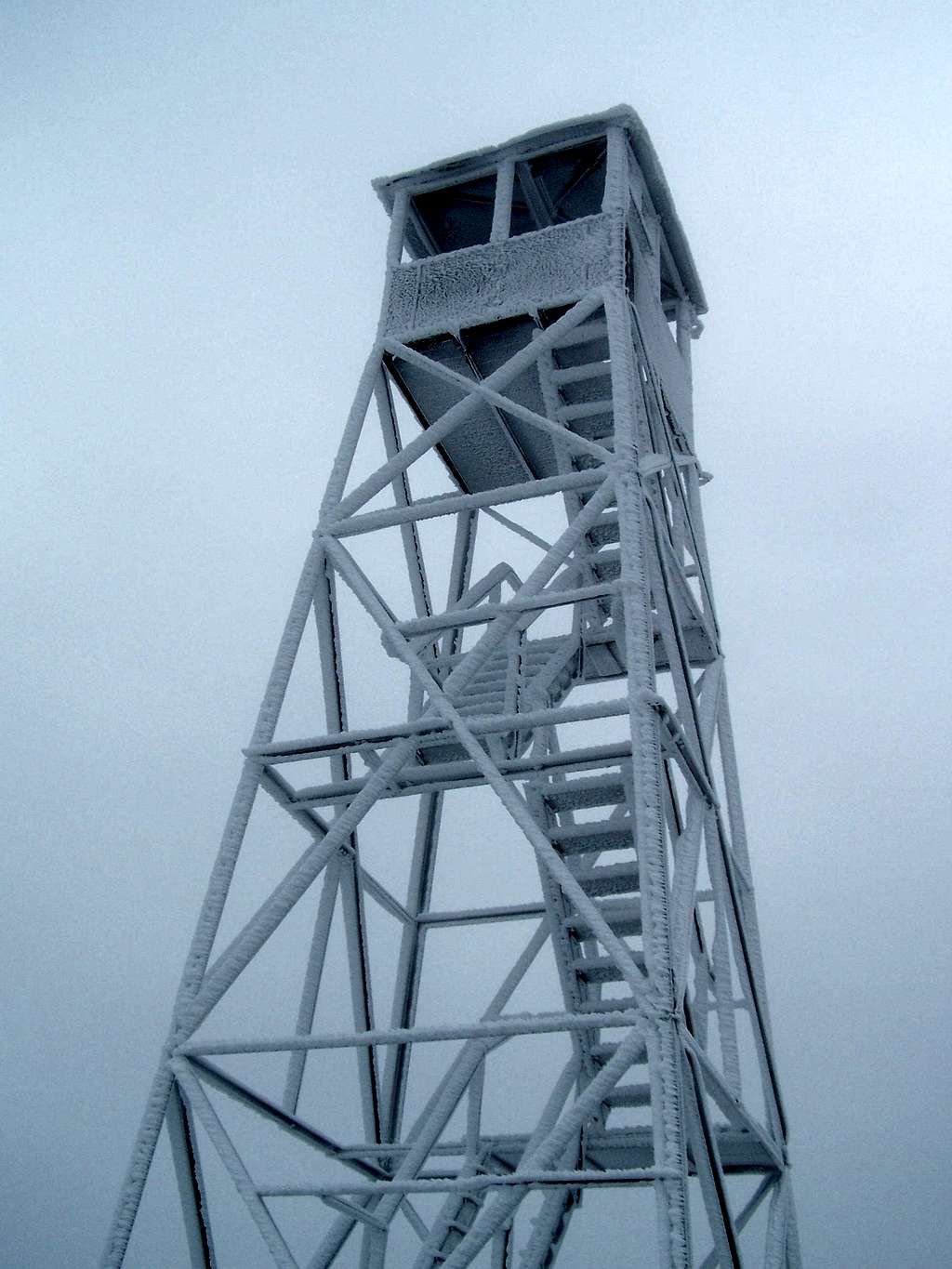 Hurricane Mtn. Fire Tower in Ice